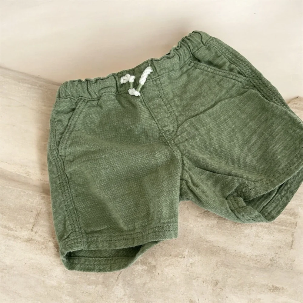 H&M Olive Green Casual Shorts